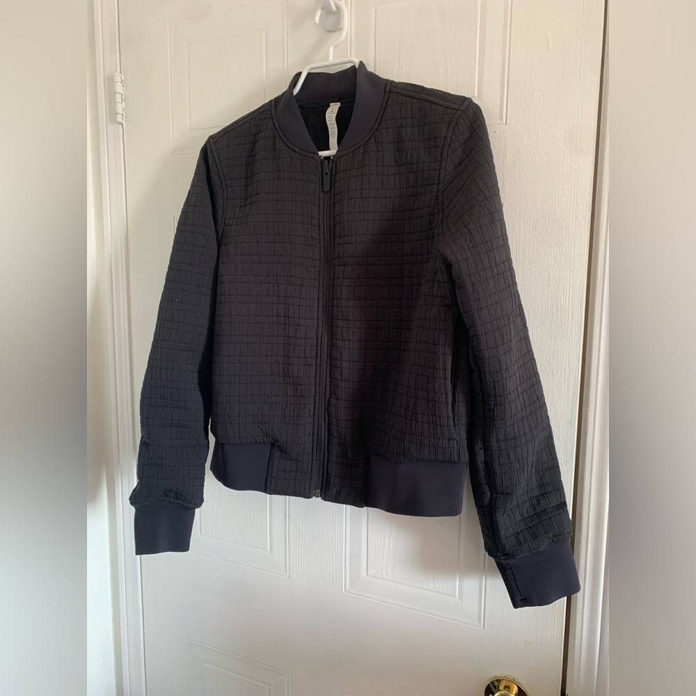 lululemon athletica Black Quilted Bomber - Picture 7 of 14